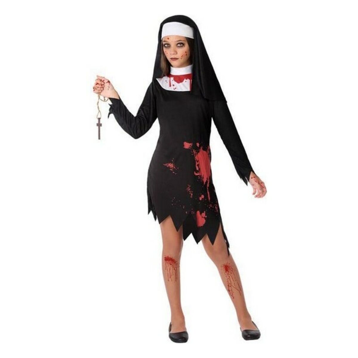 Costume for Children Black Zombies (2 Pieces) 5-6 Years