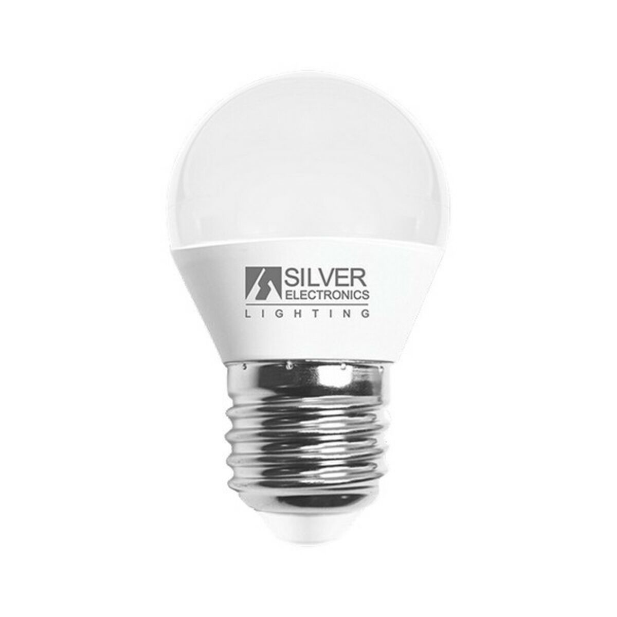 Spherical LED Light Bulb Silver Electronics 960727 E27 7W 5000K